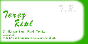 terez ripl business card